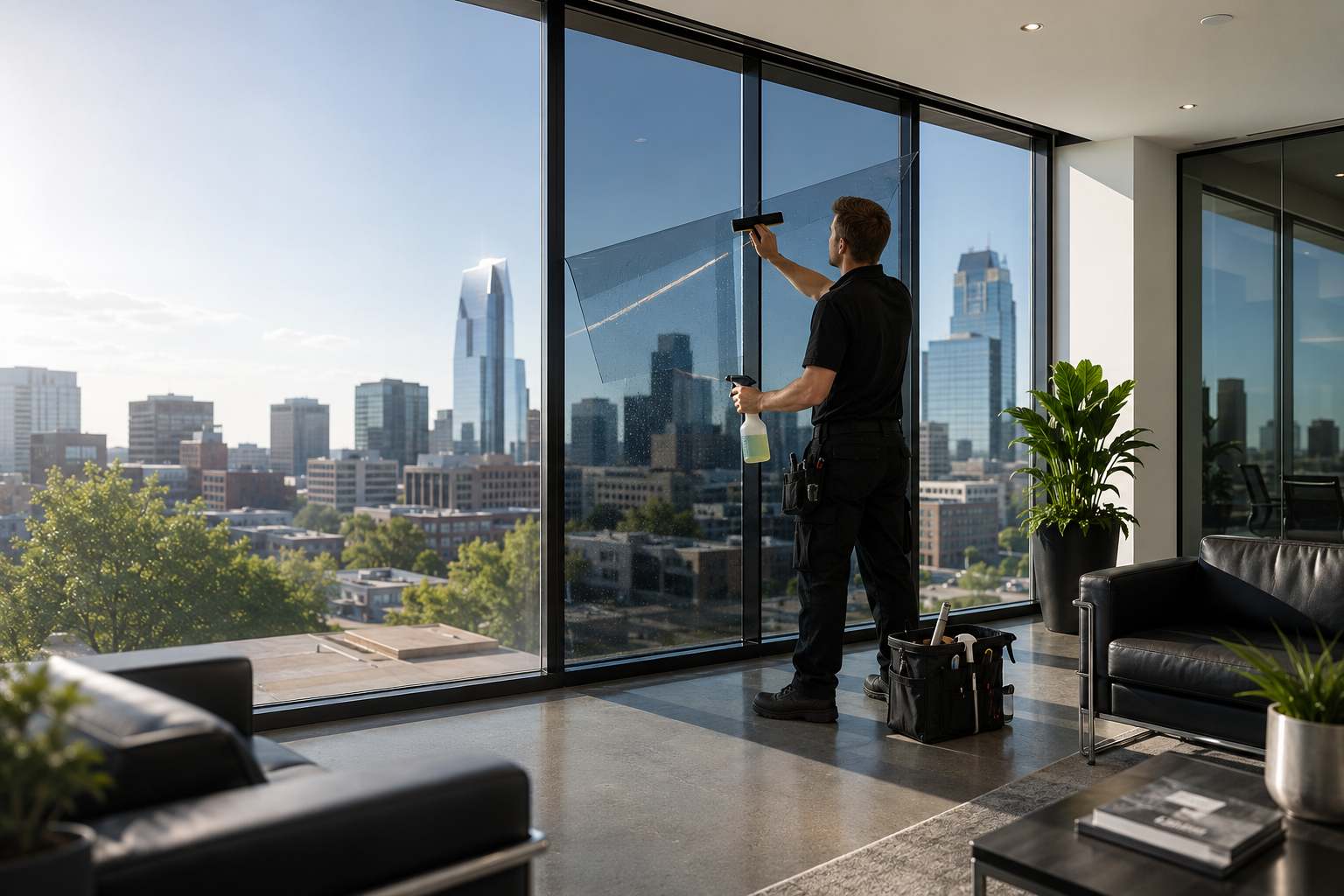 Commercial Window Tint Winnipeg: The Complete Guide for Businesses, Offices & Commercial Buildings Commercial window tint installation for a Winnipeg business building by WPEG Custom