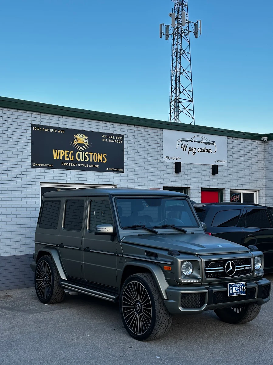 Mercedes-Benz G-Wagon with premium window tint outside WPEG Customs Winnipeg
